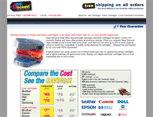 Tablet Screenshot of deepdiscountinkjet.com